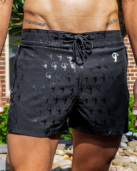 water reactive swim trunks.